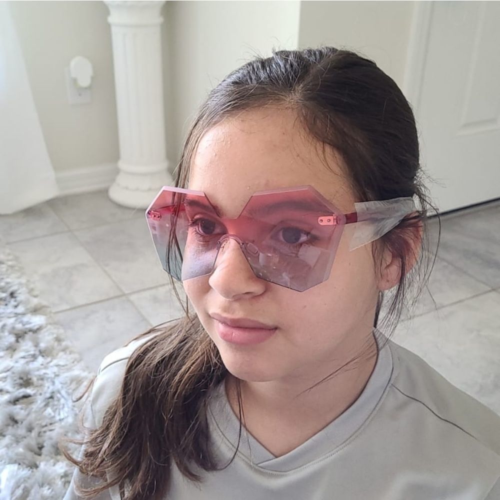 New trendy 2019  hexagon woman Sunglasses100% UV - Picture 4 of 4